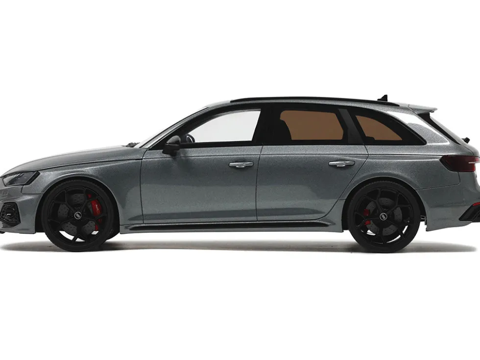 Audi RS 4 Competition Gray Metallic 1/18 Model Car by GT Spirit