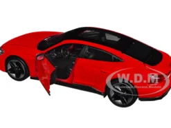 2022 Audi RS e Tron GT Red with Black Top and Sunroof Special Edition Series 1/25 Diecast Model Car Maisto 32907RD