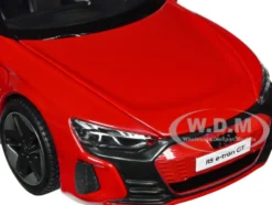 2022 Audi RS e Tron GT Red with Black Top and Sunroof Special Edition Series 1/25 Diecast Model Car Maisto 32907RD