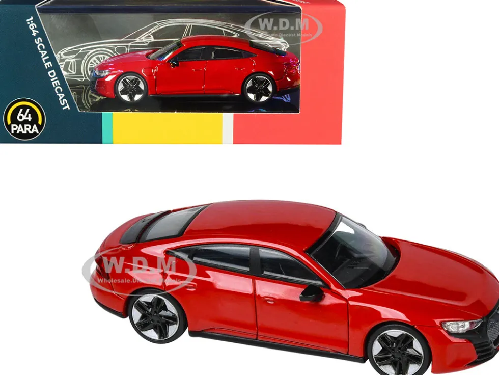 Audi RS e-tron GT Tango Red 1/64 Diecast Model Car Paragon Models PA-55332