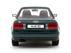 1993 Audi S2 Sedan Emerald Green Metallic Limited Edition to 2000 pieces Worldwide 1/18 Model Car by Otto Mobile