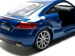 2007 Audi TT Blue 1/18 Diecast Car Model Motormax 73177