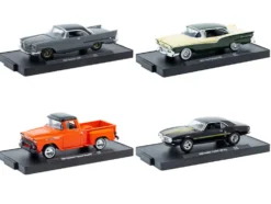Auto-Drivers Set of 4 pieces in Blister Packs Release 130 Limited Edition to 9600 pieces Worldwide 1/64 Diecast Model Cars by M2 Machines