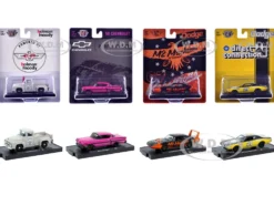 Auto-Drivers Set of 4 pieces in Blister Packs Release 129 Limited Edition to 10000 pieces Worldwide 1/64 Diecast Model Cars by M2 Machines