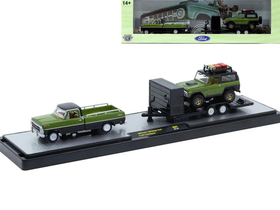Auto Haulers Set of 3 Trucks Release 91 Limited Edition to 8000 pieces Worldwide 1/64 Diecast Models by M2 Machines