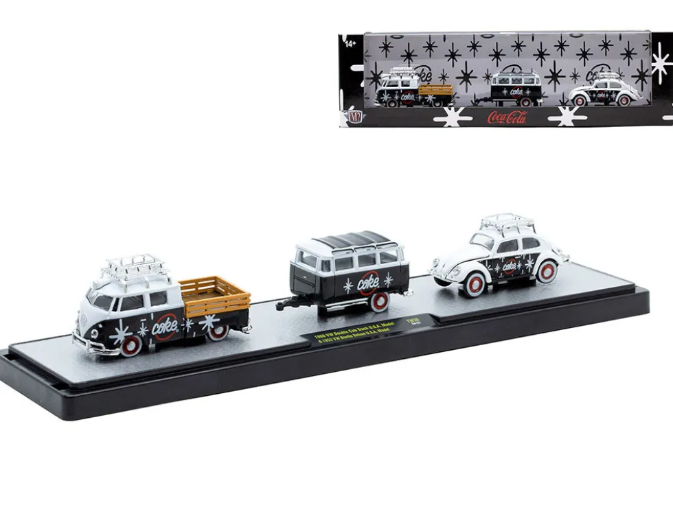 Auto Haulers "Soda" Set of 3 pieces Release 36 Limited Edition to 8000 pieces Worldwide 1/64 Diecast Models by M2 Machines