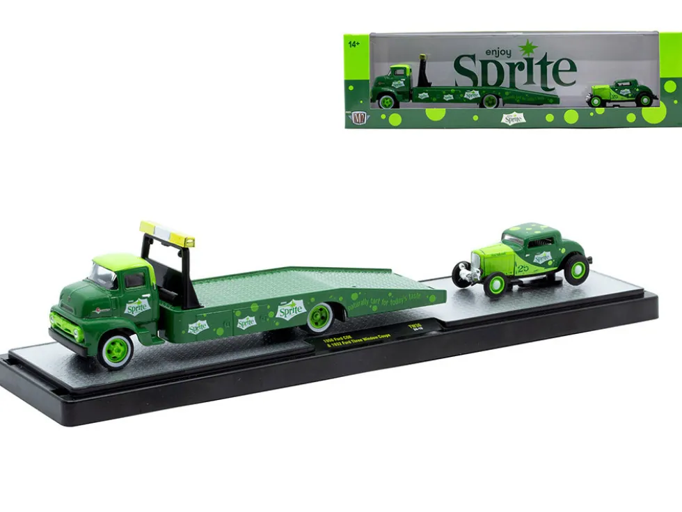 Auto Haulers "Soda" Set of 3 pieces Release 36 Limited Edition to 8000 pieces Worldwide 1/64 Diecast Models by M2 Machines