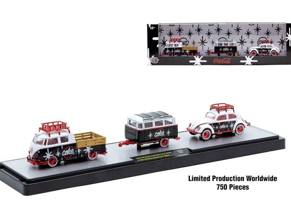 Auto Haulers "Soda" Set of 3 pieces Release 36 Limited Edition to 8000 pieces Worldwide 1/64 Diecast Models by M2 Machines