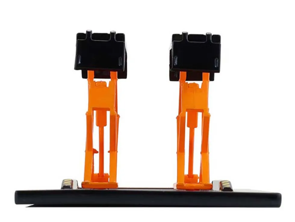 Automotive Double Scissor Lift Black and Orange "Double Scissor Lifts" Series 2 1/64 Diecast Model by Greenlight