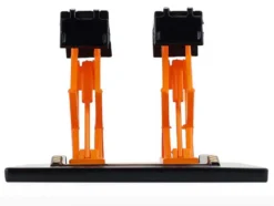 Automotive Double Scissor Lift Black and Orange