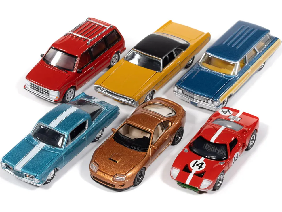 Auto World Premium 2025 Release 3 Set A of 6 pieces 1/64 Diecast Model Cars by Auto World