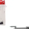 3-Axle Double-Drop Flatbed Trailer Silver Top 1/87 (HO) Plastic Model by Promotex