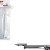 3-Axle Dropdeck Flatbed Trailer Silver Top 1/87 (HO) Plastic Model by Promotex