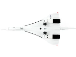 BAC Concorde Passenger Aircraft Air France 1/350 Diecast Model Airplane Postage Stamp PS5800-1
