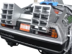 Back To The Future Time Machine Delorean with Mr. Fusion 1/18 Diecast Model Car Hot Wheels CMC98