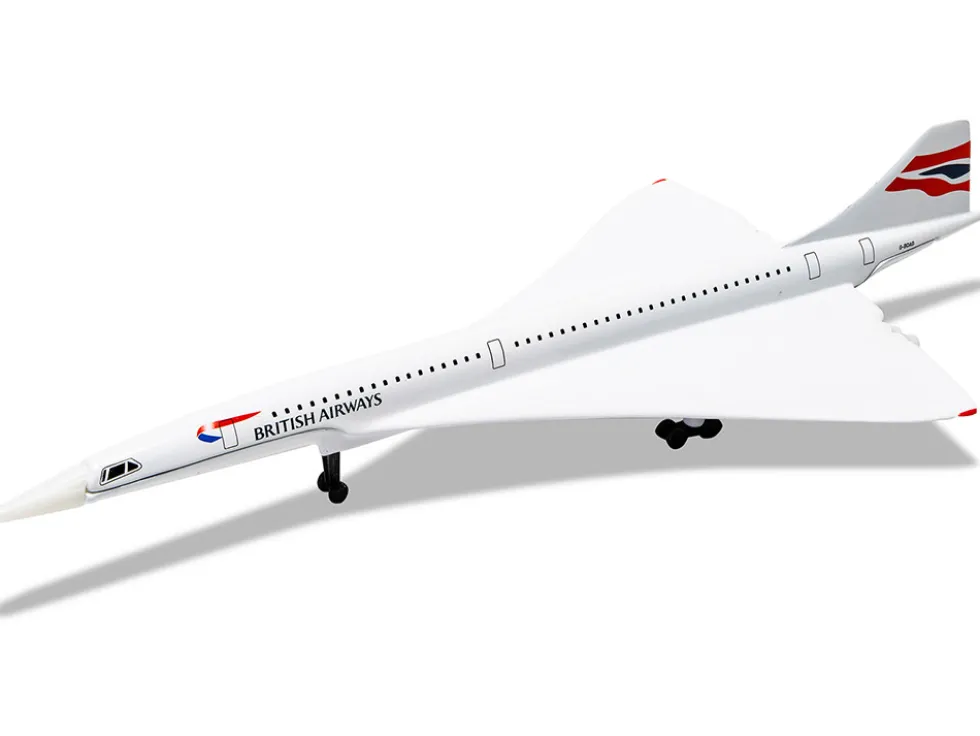 BAe/Aerospatiale Concorde Commercial Aircraft "British Airways" White "Best of British" Series Diecast Model by Corgi