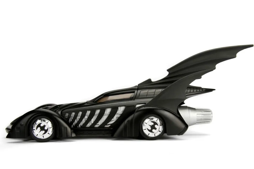 1995 Batman Forever Batmobile with Diecast Batman Figure 1/24 Diecast Model Car Jada 98036