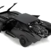 Batmobile Matt Black with Lights Batman Diecast Figurine The Batman 2022 Movie DC Comics 1/18 Diecast Model Car Jada 32504