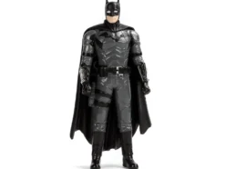 Batmobile Matt Black with Lights Batman Diecast Figurine The Batman 2022 Movie DC Comics 1/18 Diecast Model Car Jada 32504