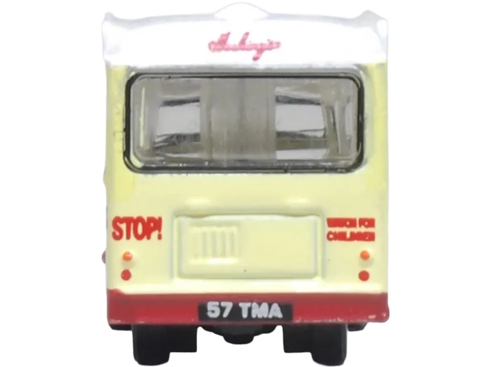 Bedford CA Ice Cream Van "Hockings Dairy Cream Ice" Cream with White Top 1/148 (N) Scale Diecast Model Car by Oxford Diecast