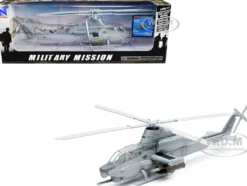 Bell AH 1Z Cobra Helicopter Gray US Air Force Military Mission Series 1/55 Diecast Model New Ray 26123