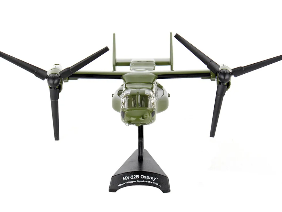 Bell Boeing MV 22B Osprey Marine Helicopter Squadron One HMX 1 United States Marine Corps 1/150 Diecast Model Postage Stamp PS5378-2