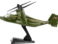 Bell Boeing MV 22B Osprey Marine Helicopter Squadron One HMX 1 United States Marine Corps 1/150 Diecast Model Postage Stamp PS5378-2