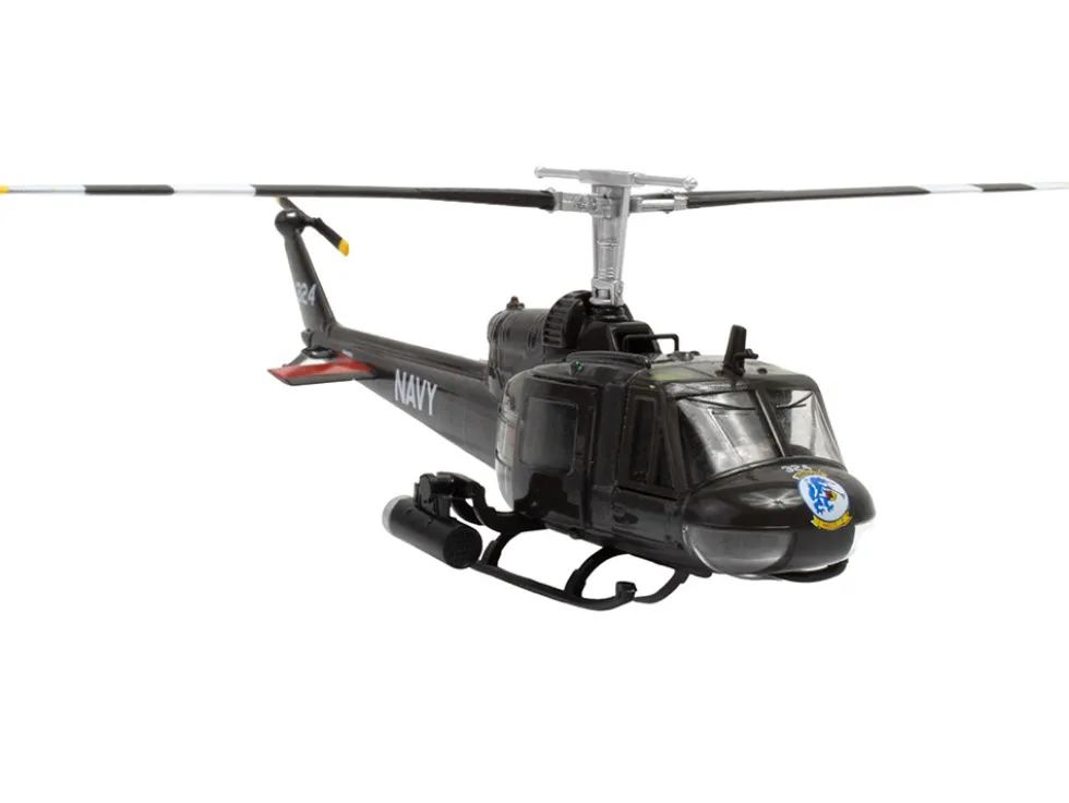 Bell UH-1 Iroquois "Huey" Helicopter "Seawolves, HAL-3 Fleet No.324" United States Navy 1/87 (HO) Diecast Model by Postage Stamp