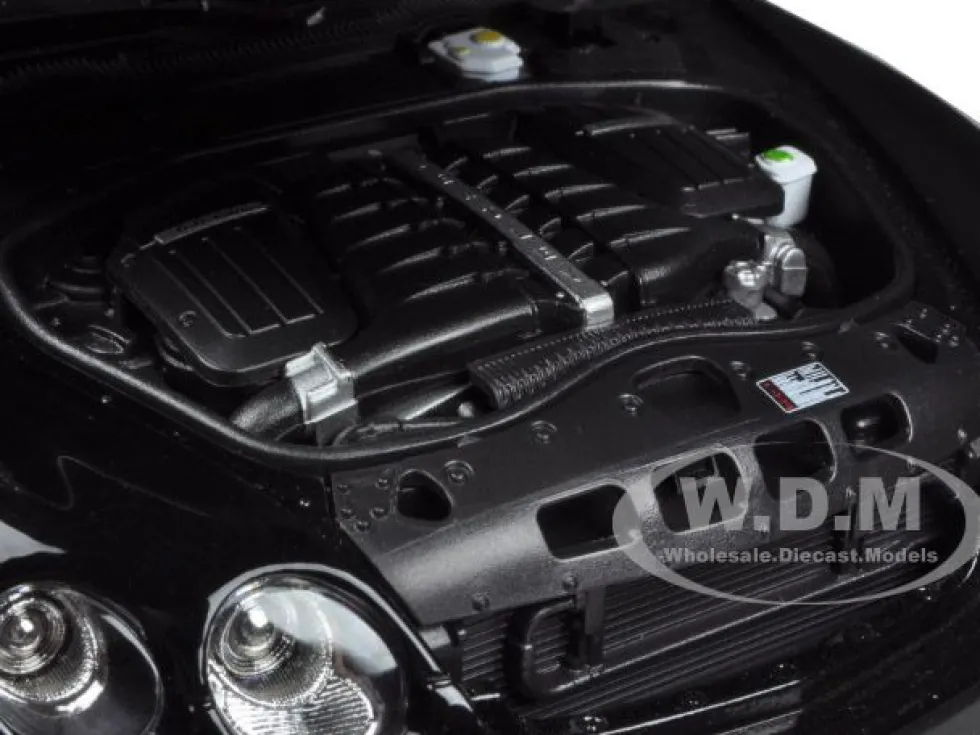 Bentley Continental Supersports Black 1/18 Diecast Car Model Welly 18038