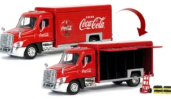 Beverage Delivery Truck Coca Cola Handcart 4 Bottle Cases 1/50 Diecast Model Motor City Classics 450060
