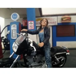Biker Angel Figure For 1:18 Scale Models American Diorama 23868