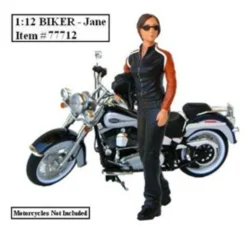 Biker Jane Figure For 1:12 Models American Diorama 77712