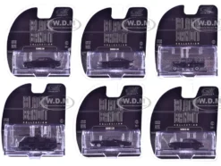 Black Bandit 6 piece Set Series 30 1/64 Diecast Model Cars by Greenlight