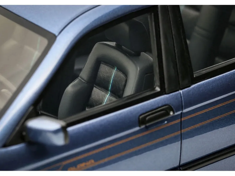 1992 BMW Alpina B6 2.8 Alpina Blue Metallic Limited Edition to 2500 pieces Worldwide 1/18 Model Car by Otto Mobile