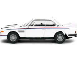 1975 BMW 3.0 CSL White with Red and Blue Stripes