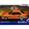 1994 BMW E34 Alpina B10 BiTurbo Orange Metallic with Black Stripes 1/43 Diecast Model Car by Solido
