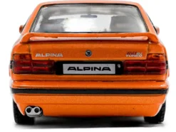 1994 BMW E34 Alpina B10 BiTurbo Orange Metallic with Black Stripes 1/43 Diecast Model Car by Solido