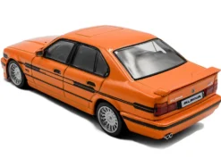 1994 BMW E34 Alpina B10 BiTurbo Orange Metallic with Black Stripes 1/43 Diecast Model Car by Solido