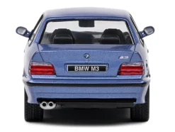 1999 BMW E36 M3 Coupe Estoril Blue Metallic 1/43 Diecast Model Car by Solido