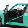 1990 BMW E30 M3 Custom "Drift Missile" Blue 1/18 Diecast Model Car by Solido