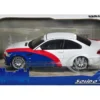 2000 BMW E46 M3 Streetfighter White with Blue and Red Graphics 1/18 Diecast Model Car Solido S1806505