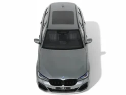 2023 BMW 530E XDrive M Silver Metallic 1/18 Model Car by GT Spirit
