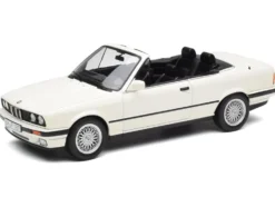 1991 BMW 325i Cabriolet Alpine White 1/18 Diecast Model Car by Norev