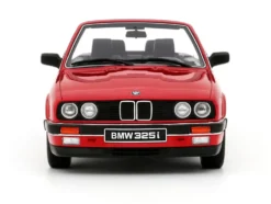 1986 BMW 325i Convertible Bright Red Limited Edition to 2000 pieces Worldwide 1/18 Model Car by Otto Mobile