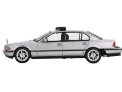 BMW 750IL Gray Metallic 007 James Bond "Tomorrow Never Dies" (1997) Movie Limited Edition 1/64 Diecast Model Car by Mini GT
