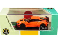 BMW i8 Liberty Walk Orange 1/64 Diecast Model Car Paragon Models PA-55144