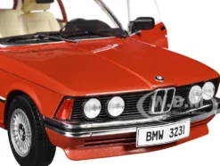 1980 BMW 323i Ruby Red Metallic 1/18 Diecast Model Car by Solido
