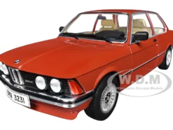 1980 BMW 323i Ruby Red Metallic 1/18 Diecast Model Car by Solido