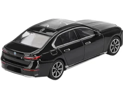 BMW i7 xDrive60 Black Sapphire Limited Edition 1/64 Diecast Model Car by Mini GT
