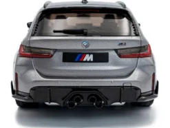 2024 BMW M3 Competition M xDrive Touring Frozen Pure Gray Metallic with Black Top 1/18 Diecast Model Car by Solido